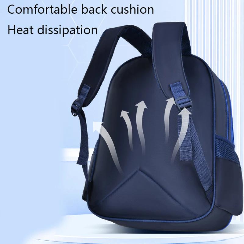 Детский рюкзак Астронавт Мальчики Школьные ранцы Средняя школа Водонепроницаемый Большая вместимость для рюкзака(16 дюймов Космические забавные принты)