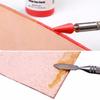 Leather Edge Dye Pen Roller Rotary Applicator Leathercraft DIY Tool Brass Head Edge Painting Burnishing Tool For Craft