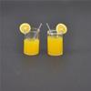 2X Mini Lemon Water Cup Dollhouse Accessories Toy Mini Decor Gift 1:12