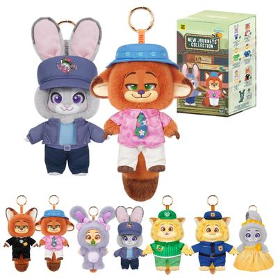 TOP TOY Дисней Зверополис 2 «Новое путешествие» Серия плюшевых игрушек [1 шт.] Гача Гача Сюрприз-бокс Фигурка Пластиковая модель Премиум-игрушка Зверополис Подарок на день рождения
