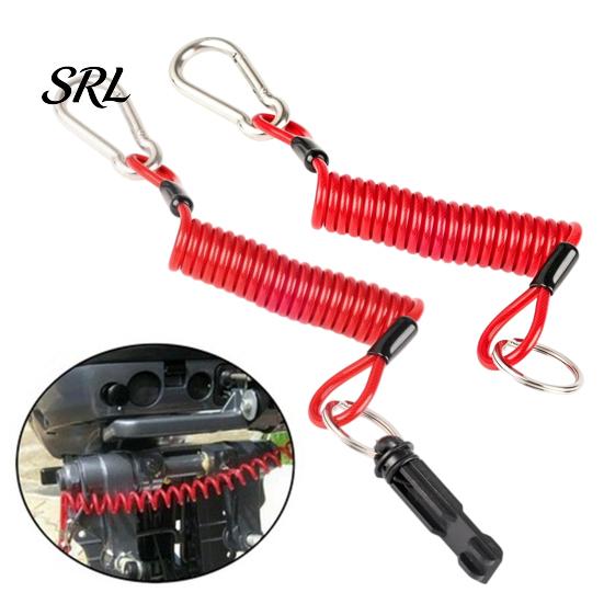 Safety Cable for Boat Trailer 4FT/6FT Breakaway Cable, 4mm Spring Brake Disconnect Wire with Nylon Caravan Pin, 12V Direct Current Towing RV