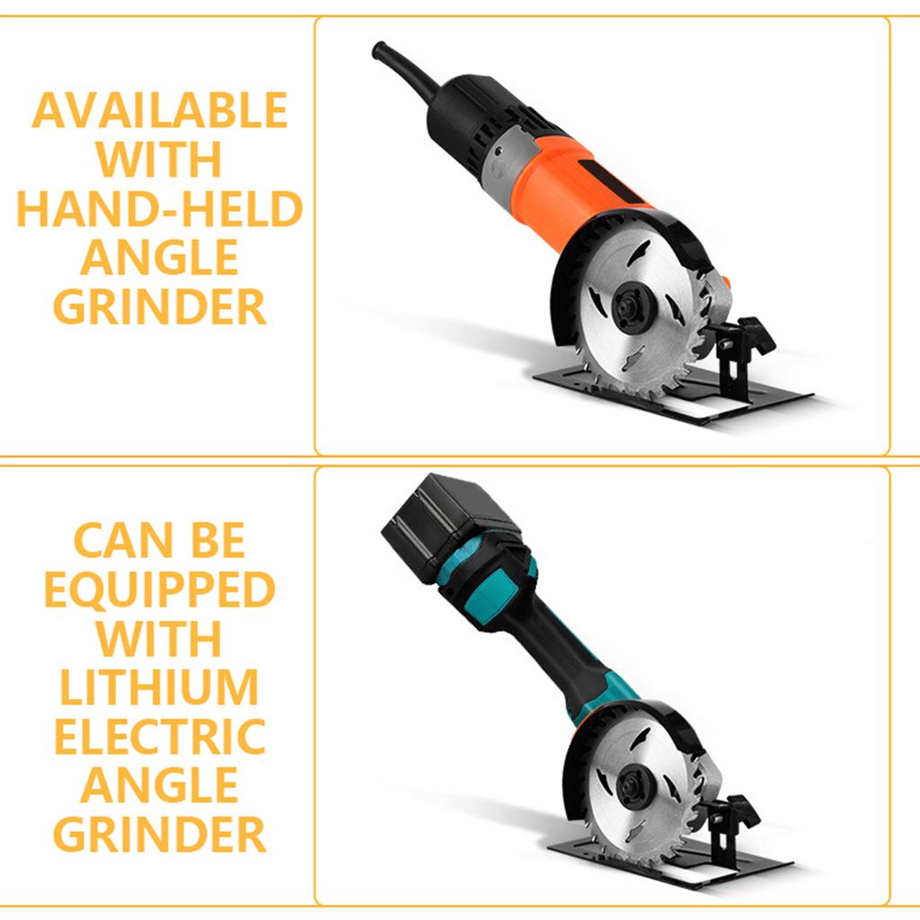 Подставка для угловой шлифовальной машины и защитная крышка для угловой шлифовальной машины типа 100. Отрегулируйте металлическую опору с безопасным щитком.