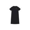 New MLB New York Yankees Basic Collection SS25 Short Sleeved Dress Women's Black 3FOPB0153-50BKS