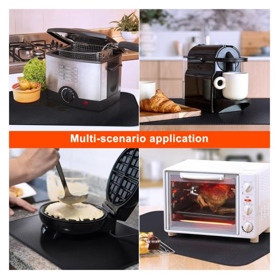 Термостойкий защитный коврик для аэрофритюрницы, кофеварки, нескользящий коврик для столешницы, маслостойкий аксессуар для кухонной техники