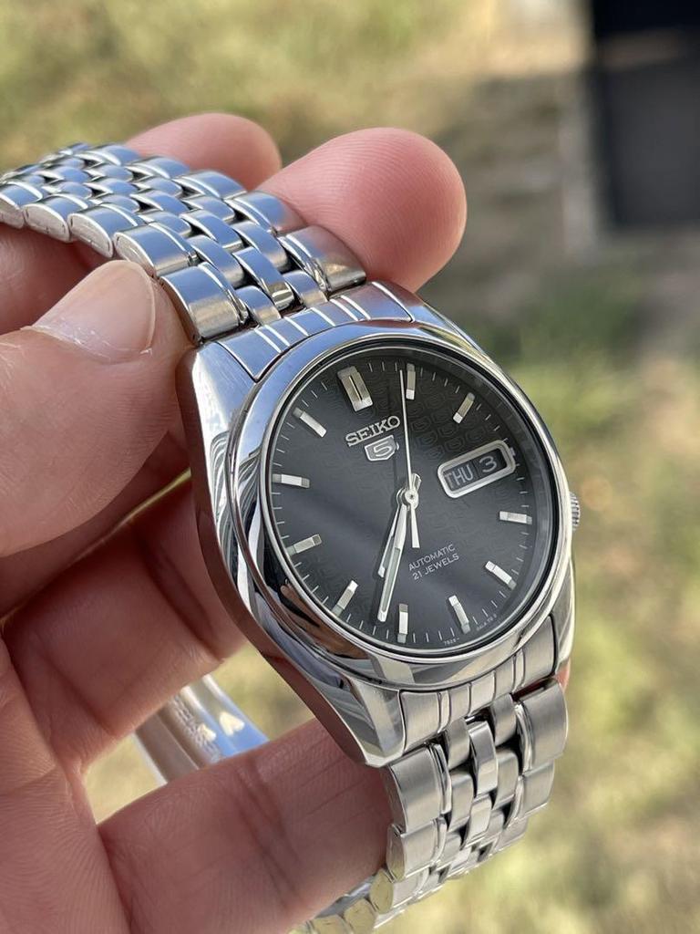 [Б/У] SEIKO Автоматические часы Черный циферблат