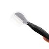 Beauty Tool Black Mesh Small Head Straight Handle With Lid Eyebrow Trimmer