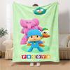 Pocoyo Blanket Ultra-Soft Great for Sofa Office Bedding All-Season Use Playful Design Ideal Gift For Birthday Valentine'S Day