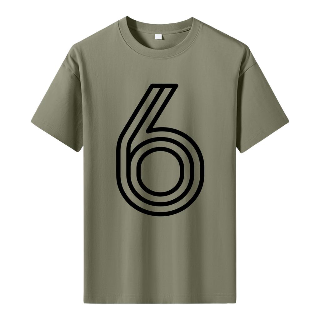 Мужская футболка с коротким рукавом с принтом Мужская свободная повседневная футболка с коротким рукавом