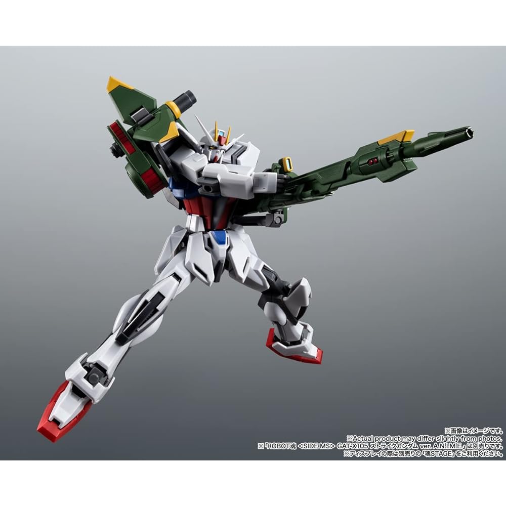 TAMASHII NATIONS Robot Spirits AQM/E-X03 Сет с запускателем Striker и деталями эффектов 130 мм Покрашенная экшн-фигурка ABS ПВХ