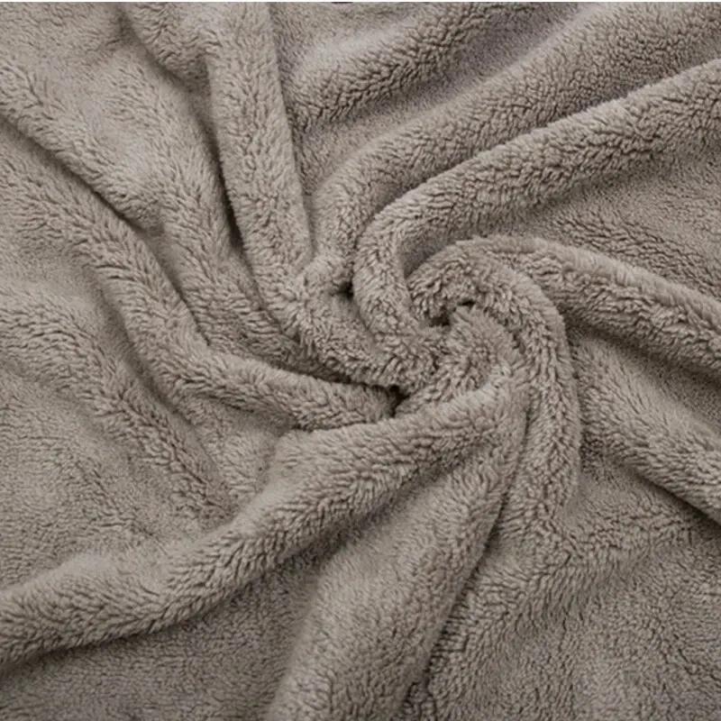 Полотенце из микрофибры 75*35 см, салфетка для мытья автомобиля, толстая, сильная, впитывающая воду, сухая салфетка для чистки автомобиля
