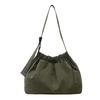 Wrinkled Nylon Cloth Handbag Korean Style Underarm Tote Bag Fashion Drawstring Shoulder Bag  Girls