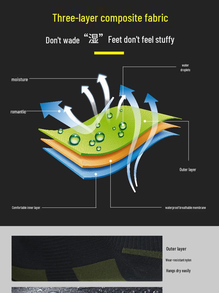 Custom Waterproof Over-the-Knee Sports Socks for Outdoor and Adventure Activities