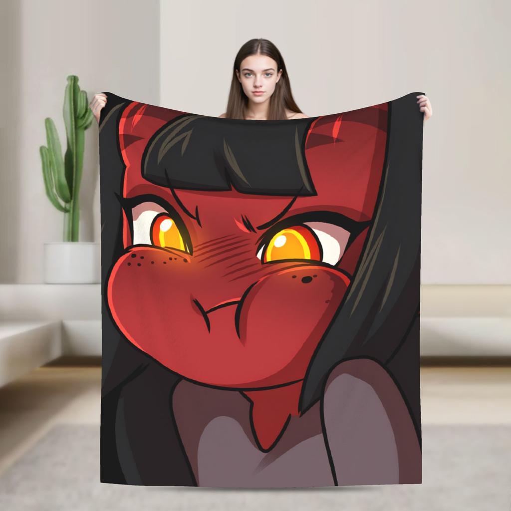 Anime Meru Blanket  Travel Flannel Throw Blanket For Couch Chair Warm Custom DIY Quality Bedspread Gift Idea