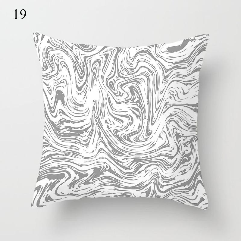 Скандинавский черно-белый чехол для подушки с геометрическим рисунком, чехол для диванной подушки, декоративные диванные подушки, современная простая наволочка