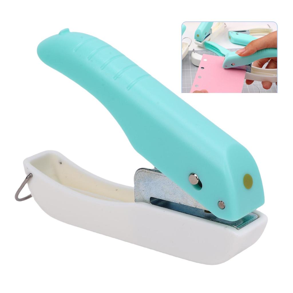 Hole Punch Multifunctional 4MM Standard Round Hole Handheld Paper Punch for Handcraft