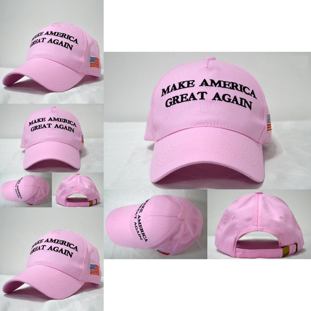 Great America Make Again Hat Donald Trump Us President Republican Cap Pink 2020