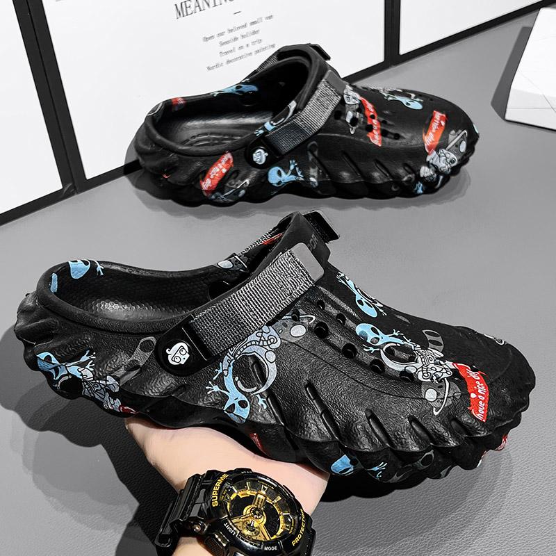 Мода 2024 года, горячая распродажа, брендовые мужские сандалии, повседневная обувь, легкие сандалии из ЭВА, мужские цветные туфли для летнего пляжа, Zapatillas Hombre