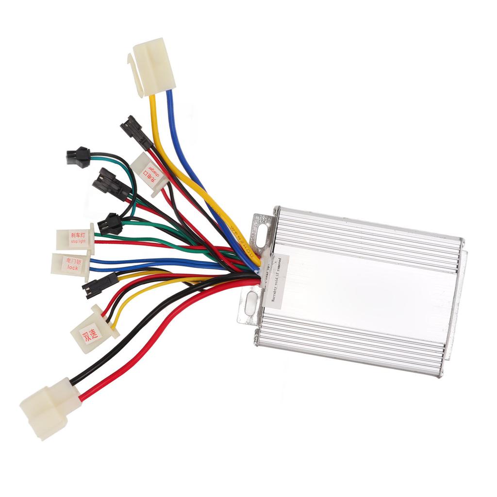 Комплект регулятора скорости вращения щеточного двигателя 48 В 500 Вт с поворотными ручками дроссельной заслонки и тормозными рычагами для электромобиля