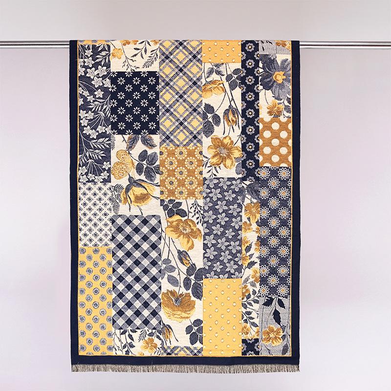 New High End Imitation Cashmere Scarf for Women In Winter A Shawl for Elders and Mother In Law and A Skin Friendly Warm Scarf