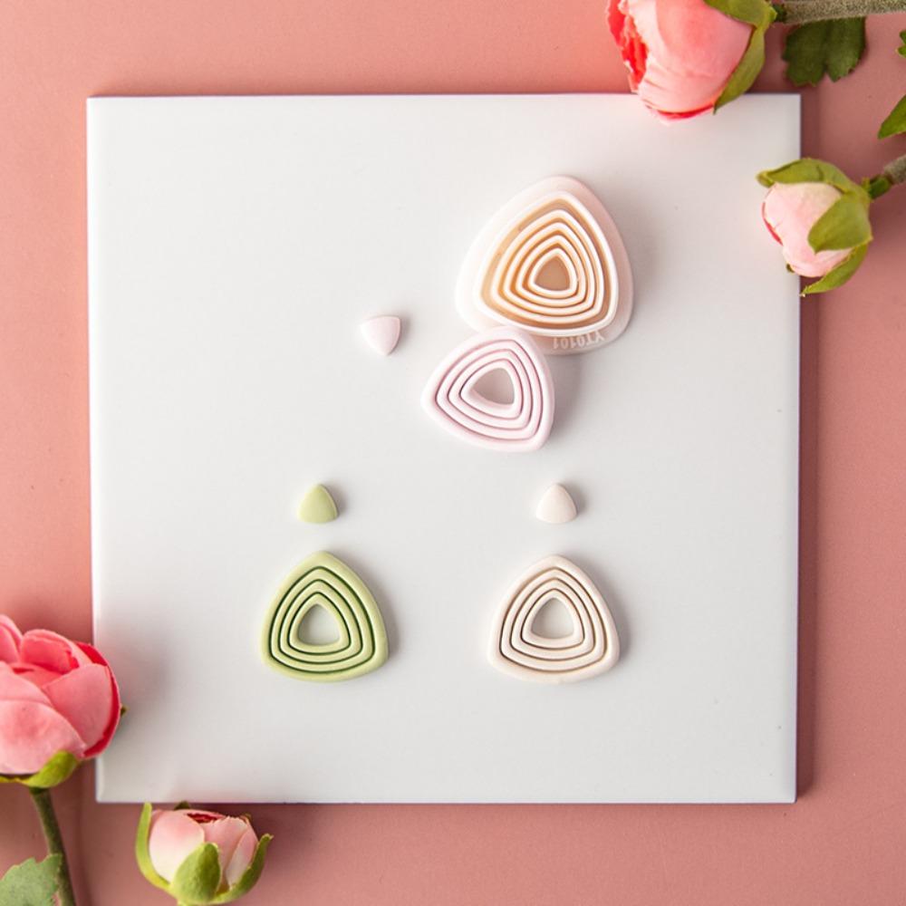 Мягкая керамика, форма для полимерной глины, полые серьги, вырезанная форма, серьги, ювелирные изделия, кулон, изготовление