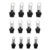 12Pcs Universal Zipper Head Repair Kit Replacement for DIY Jackets Jeans Trousers Coats
