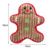 Dog Plush Squeaky Toys Christmas Teething Chewing Toys Cute Cartoon Dog Toys