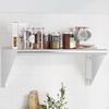 VidaXL Wall Shelf 75x30x31 Cm Silver Stainless Steel, Floating Shelf, Wall Display Shelf, Panel 30275