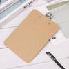 Office Supplies Wooden Multi-Function Clipboards Writing Sheet Pad Filing Clip Folder Board