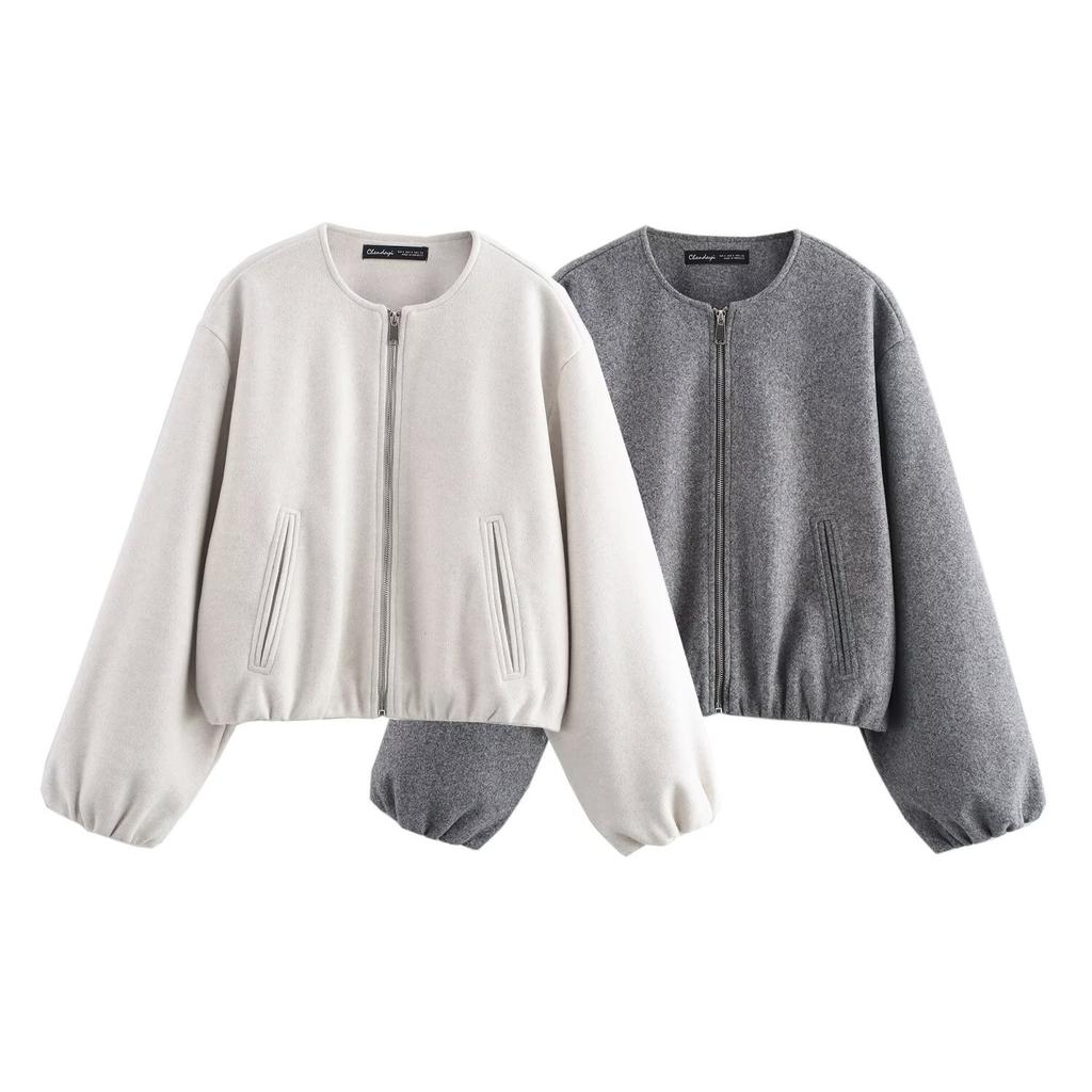 Осенняя новая женская одежда, европейский и американский французский дизайн мягкая куртка-бомбер