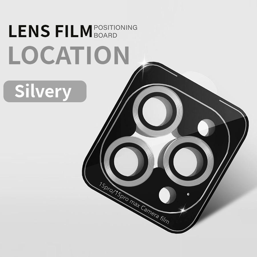 Metal Ring Lens Protector Tempered Glass Camera Cover For iPhone 16 15 14 13 12 11 Pro Max 16 Plus 13 Mini