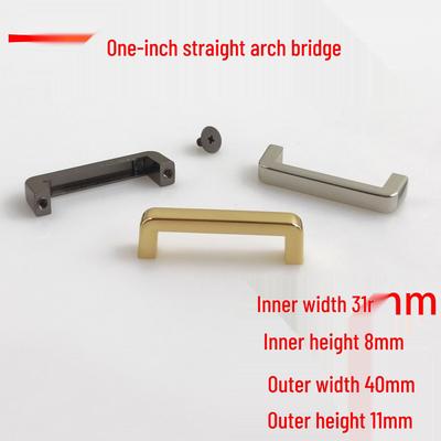 1" 2 31MM Прямая Ручка-Защелка для Арки Ручка-Тяга Пряжка Узкий Край на Винте Аксессуар для Багажа