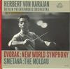 LP Record HERBERT VON KARAJAN, BERLINER PHILH - Dvorak  New World Symphony / Smetan S35615 ANGEL 1963 Canada Classical Used