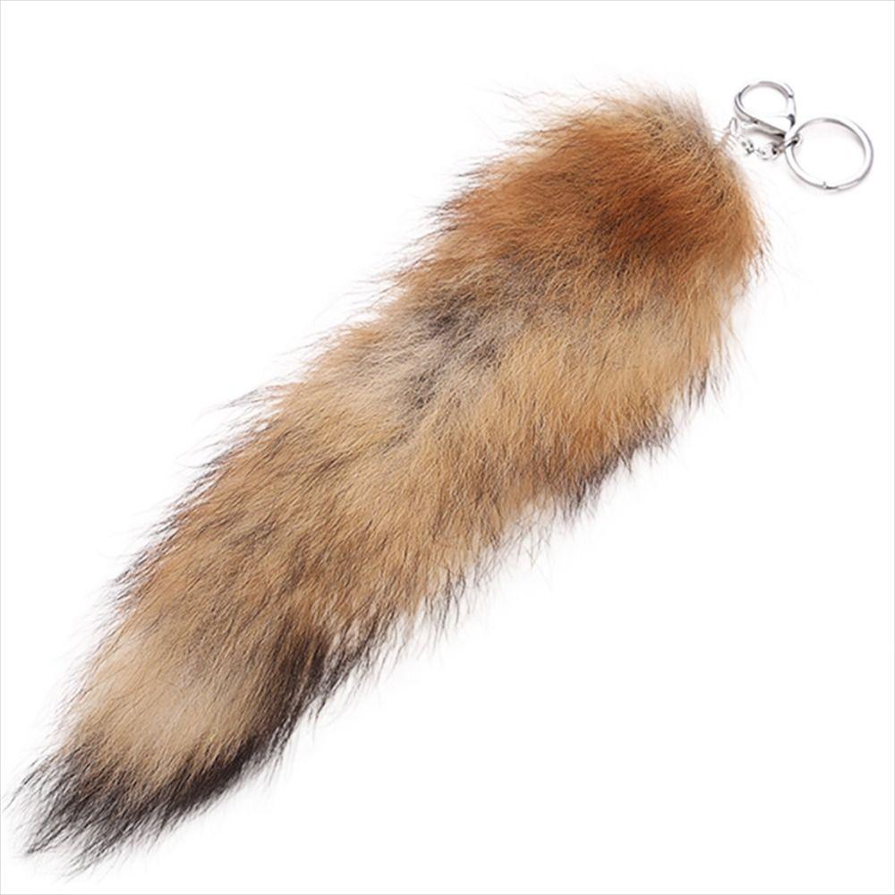 Bag Charm Plush Fur Keyring Bag Tassel Pompom Pendant Fashion Animal Tail Pendant Handbag Pendant