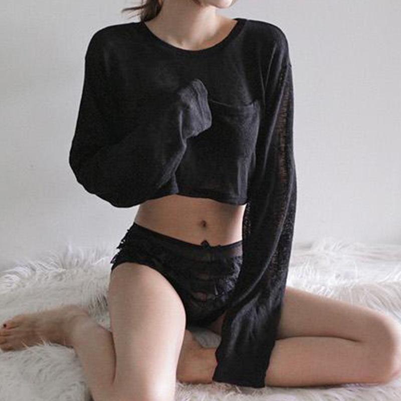 Свободная футболка с укороченным пупком и длинными рукавами. Сексуальный короткий спортивный топ с высокой талией. Универсальный микропроницаемый солнцезащитный крем.