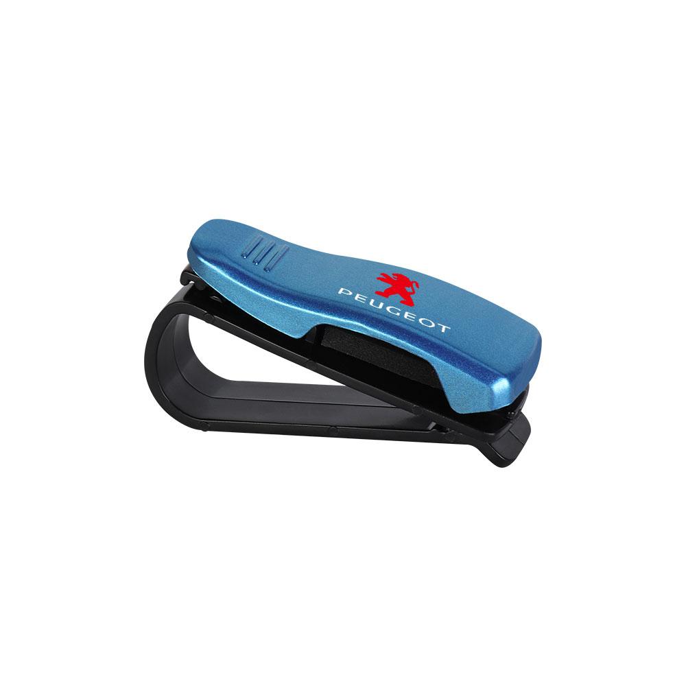 Car Sun Visor Glasses Clip Ticket Card Storage Clamp For Peugeot 206 307 308 3008 207 208 407 508 B2008 5008 107 106 205 4008 301