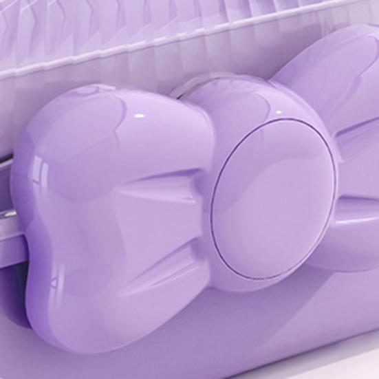 Hair Accessories Storage Box with Handle Large Capacity 3 Layers Design Dustproof Organizer Box Jewelry Hair Clips Container