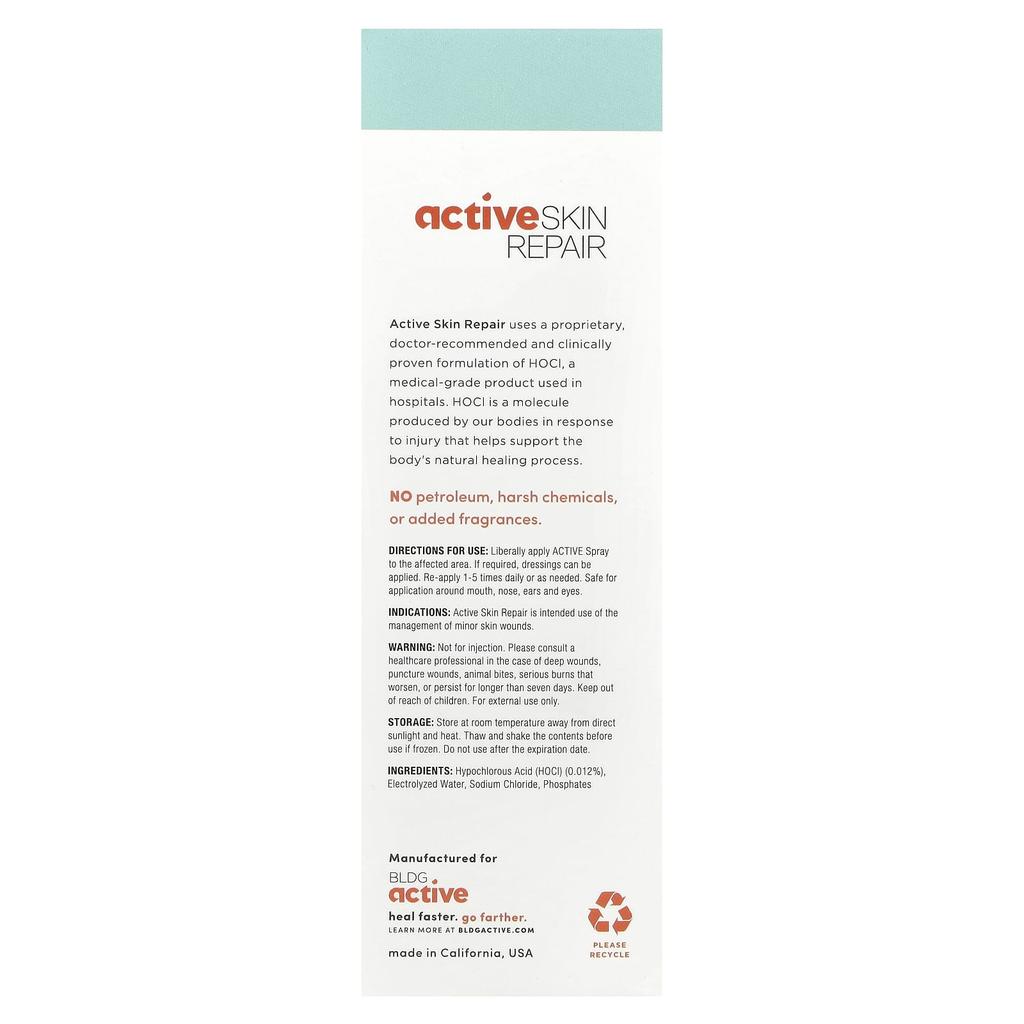 Active Skin Repair Spray, 3 Fl Oz