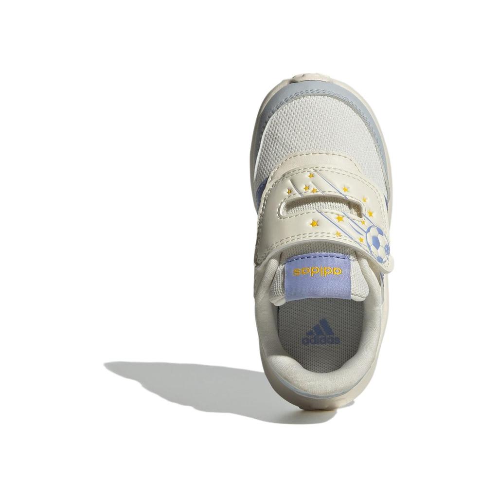 Adidas Run 70s Ac Synthetic Leather Fabric Comfortable Lightweight Durable Low Top Walker Shoes Baby Shoes White JI2481