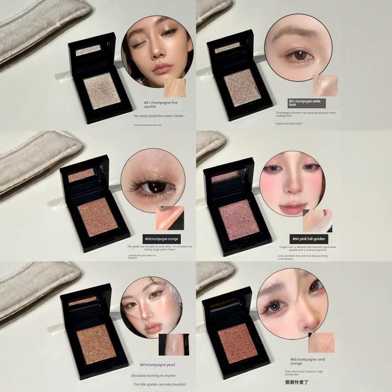 The Luxurious and Elegant Mocha Champagne Diamond Eyeshadow! Please Bring This Golden Brown Color to My Eyes and Make It Sparkle in My Heart