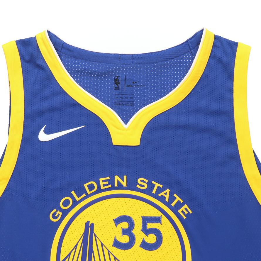 Nike NBA Kevin Durant Icon Edition Authentic Basketball Jersey Men Tops Signal-Blue 863022-496