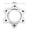 Bike Bicycle Freewheel Threaded Hubs Disk Disc Brake Rotor 6 Bolt Flange Adapter