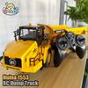 Non-Toxic 1/18 Rc Truck Dumper Huina 1553 Excavator Crawler 9Ch 2.4G Radio Controlled Car Electric Vehicle Tractor Model Toys For Children Gift