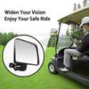 Универсальное складное зеркало заднего вида 1 пара сменных аксессуаров для гольф-каров боковые зеркала для Ezgo Club Car Yamaha Star Zone Cars