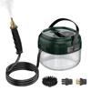 Pressurized Handheld Multi-surface Steam Cleaner with 3 Brushes and Extended Rod for Home Portable