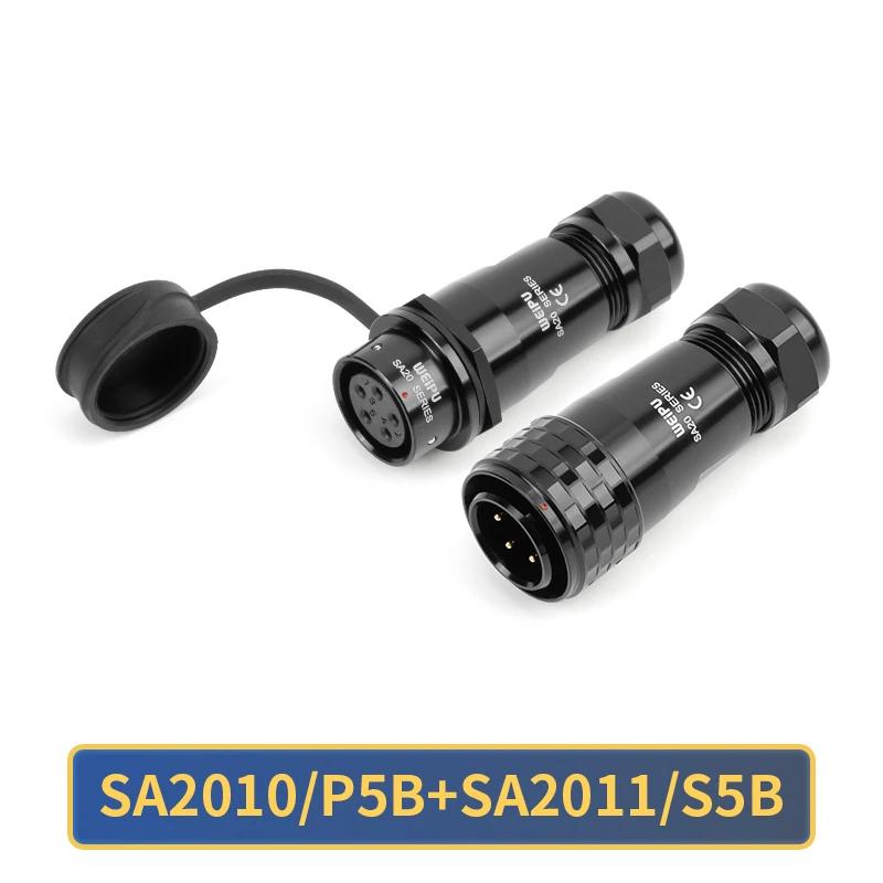 WEIPU SA20 SA2010/P SZ2011/S Waterproof M20 Electrical Connector 2 3 4 5 6 7 8 9 12 15Pin Terminal Block Cable Power Connector