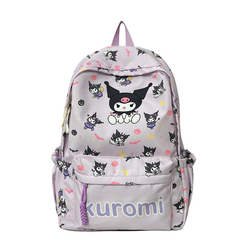Детский рюкзак Hello Kitty с принтом из букв и мультфильмов для школы и повседневного использования