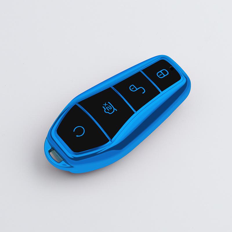 BYD Key Case for 21 Qin Plus DMI, D1, E2, E3, Yuan Pro EV - Unisex Car Bag Buckle Shell.