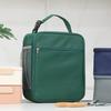 Insulated Reusable Lunch Bag Large Capacity with Slide Pocket Waterproof Buckle-designed Handle Portable Bento Bag