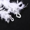 Chandelle Fluffy Shawl Scarf Ribbon Garland White Feather Boa Dress Up Costume Christmas Decoration