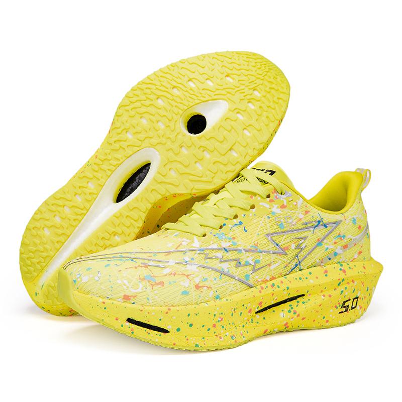 Fashion Lace-up Running Shoes Men Women Damping Sneakers Training Sports Shoes Anti-slip Thick-soled Trainers Breathable